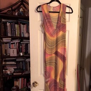 Dress with Plunge Neckline